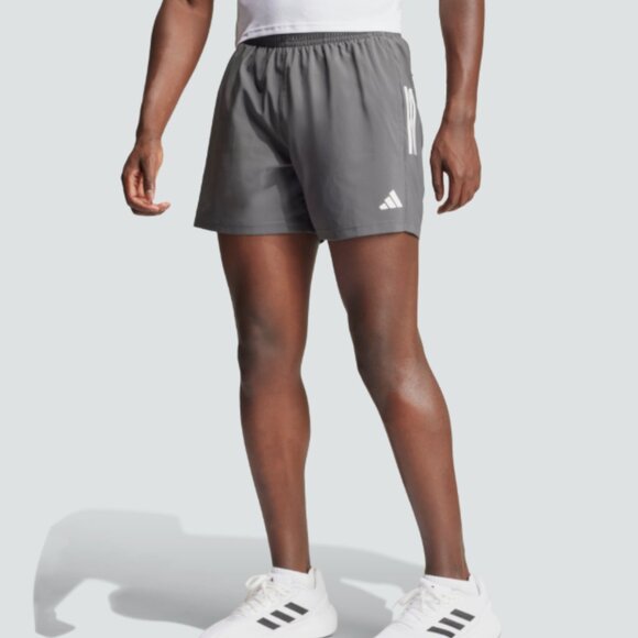 adidas Other - Adidas AEROREADY Men's "Own the Run 7” Shorts 1 Zip Pocket Grey Six Size XXL New